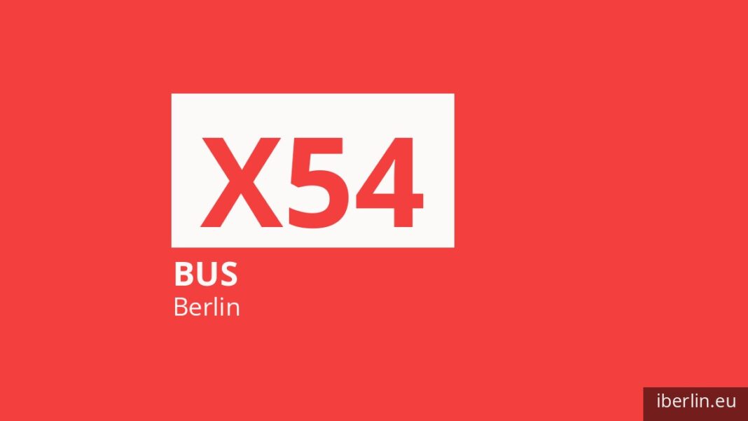 Bus X54 in Berlin