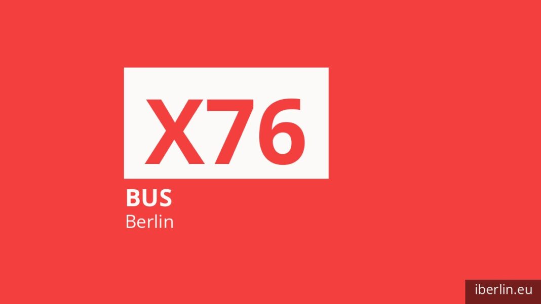 Bus X76 in Berlin