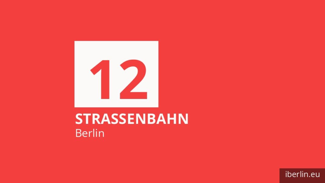 Tram 12 in Berlin