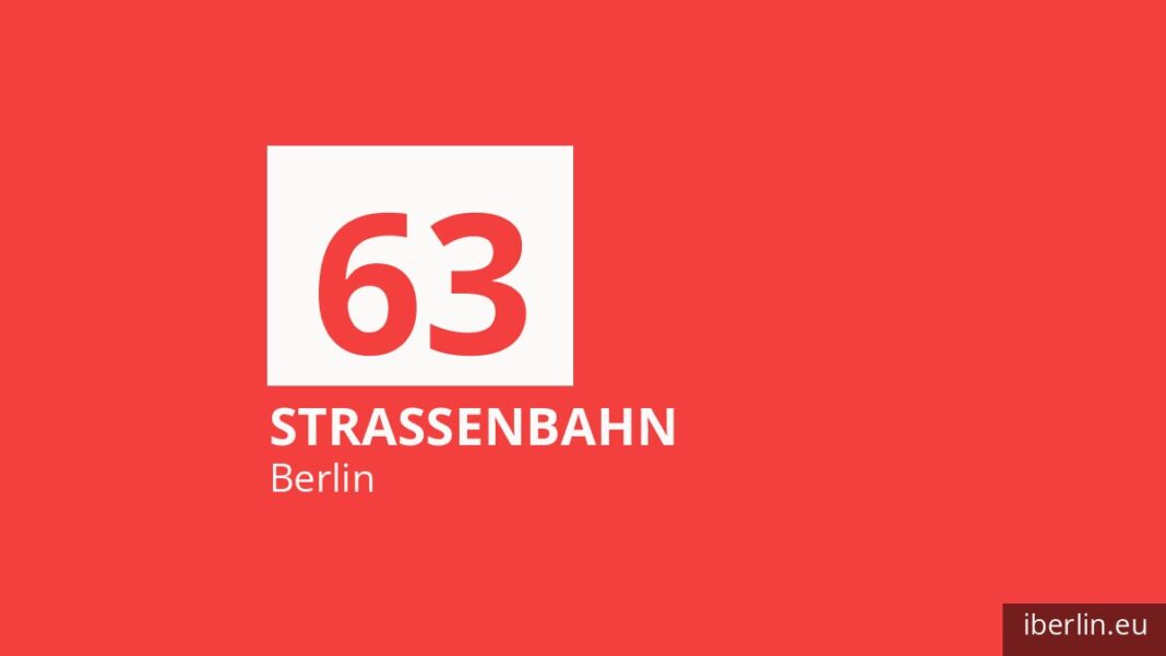 Tram 63 in Berlin