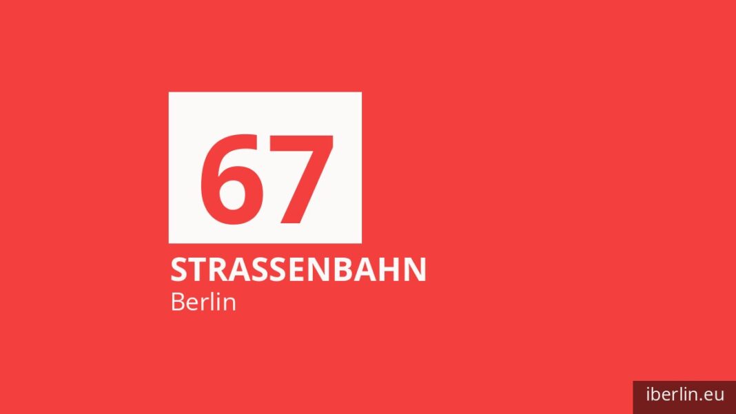 Tram 67 in Berlin